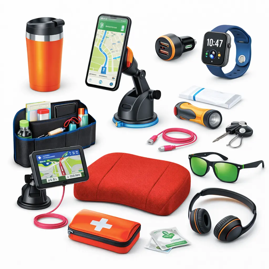 Gadgets y accesorios para conductores de autobús: selección práctica para turnos reales