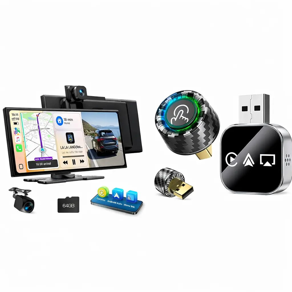 Integración Android Auto y CarPlay: adaptadores y pantallas para conducir sin móvil