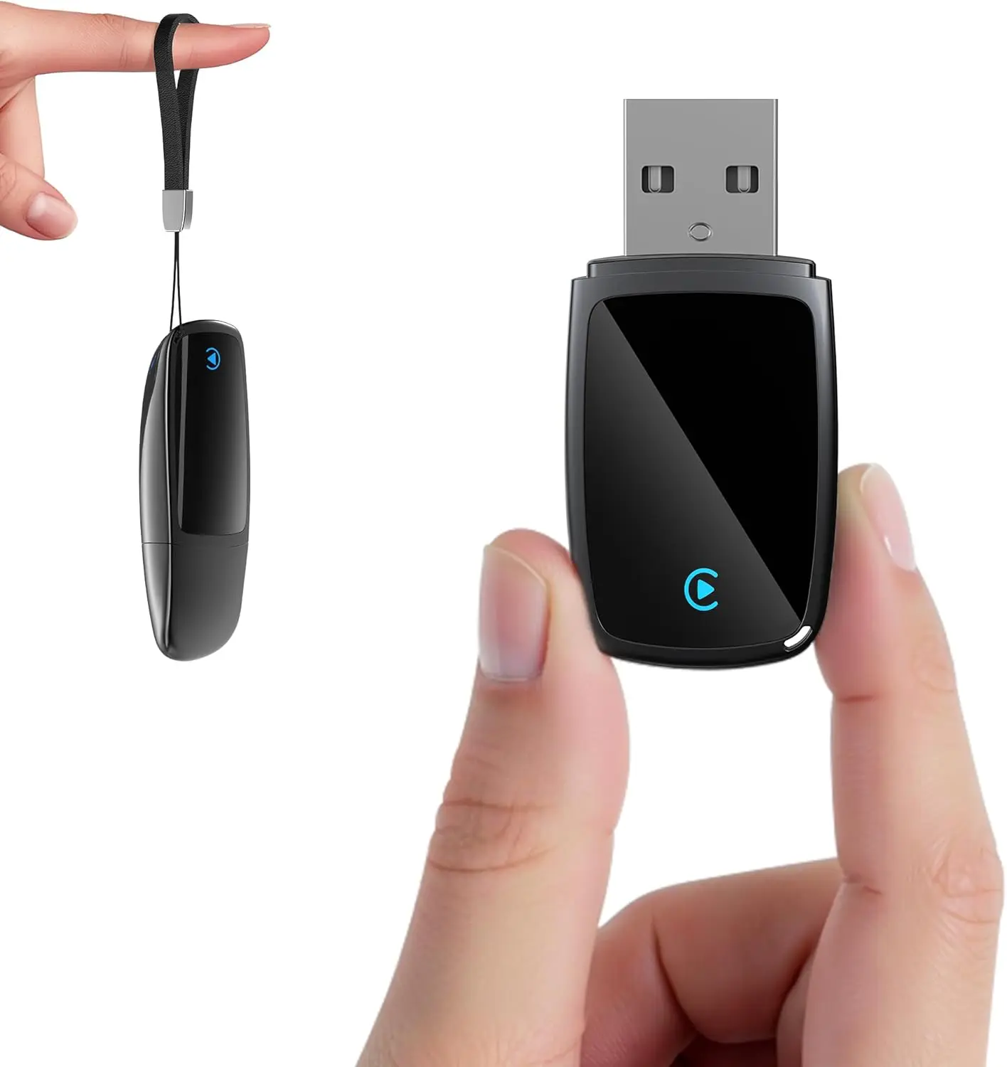 Adaptador inalámbrico Android Auto/CarPlay (modelo fiable) para conexión automática